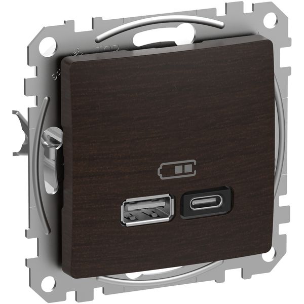 ***Sedna D_E USB A+C 45W d wenge image 2