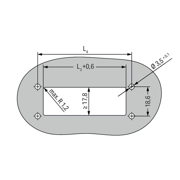 Panel feedthrough male connector 100% protected against mismating 24-p image 5