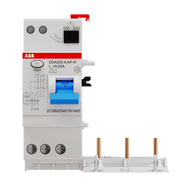 DDA203 A-40/0.03 AP-R Residual Current Device Block image 1