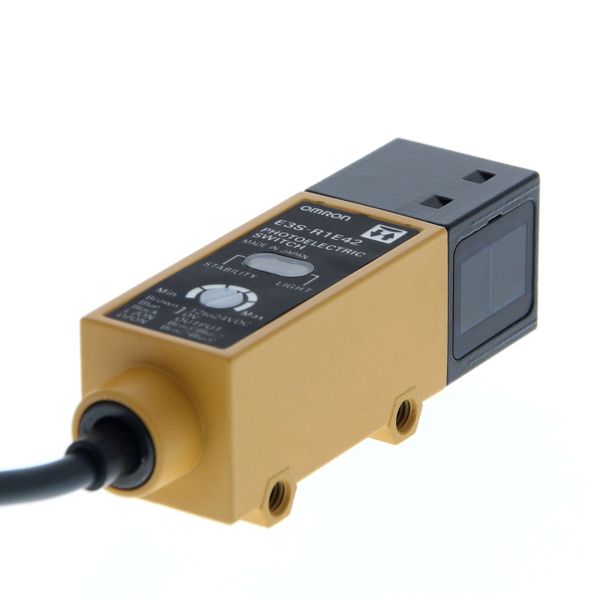 Photoelectric sensor, retroreflective, 1 m, DC, 3-wire, NPN, vertical, image 2