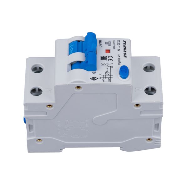 Combined MCB/RCD (RCBO) 1+N, AMPARO 10kA, C 25A, 30mA, Typ A image 3