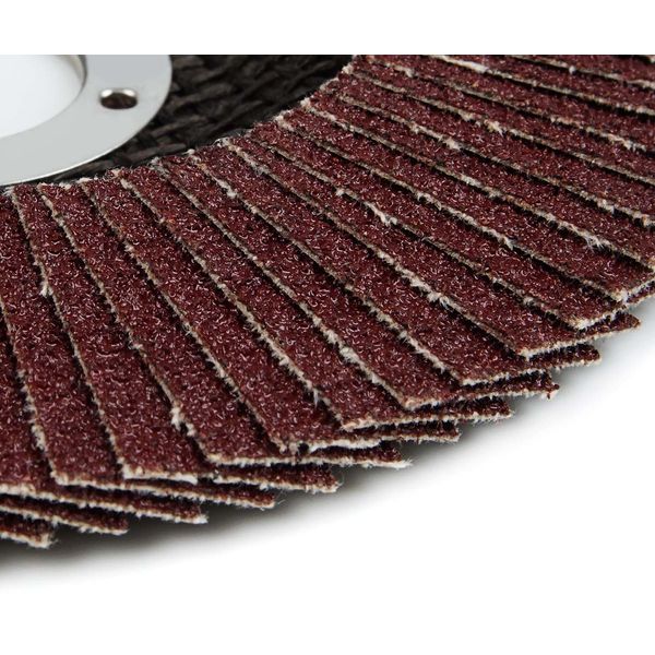 Curved Flap disc 125 * 22мм Abrasive grit K120 image 3