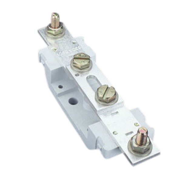 Neutral conductor 400A, discon. both sides cleat, screw-on image 1