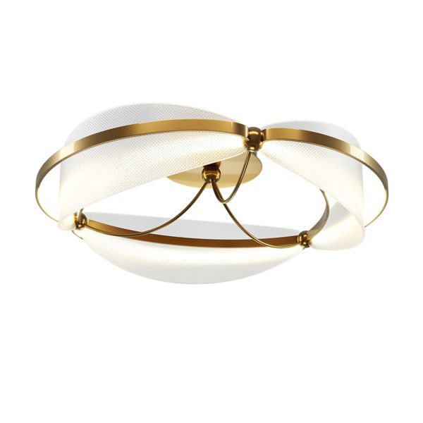 Modern Breeze Ceiling lamp Brass image 1