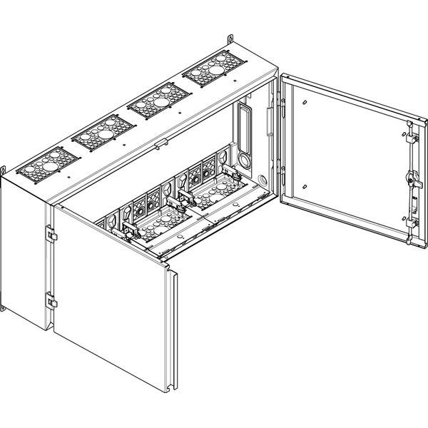 Wallcab.Cl.II IP54 WxHxD 1050x502x225mm image 1