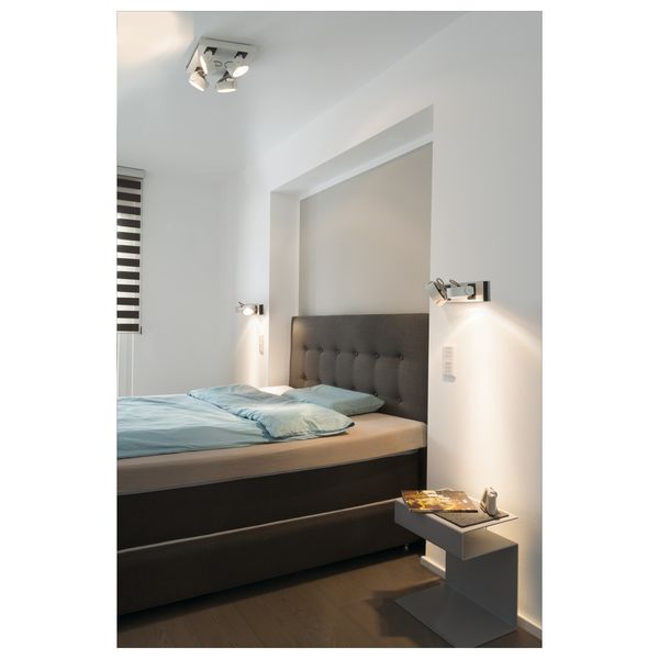 KALU LED 2 Wall and Ceiling luminaire,white/black,3000K,60ø image 4