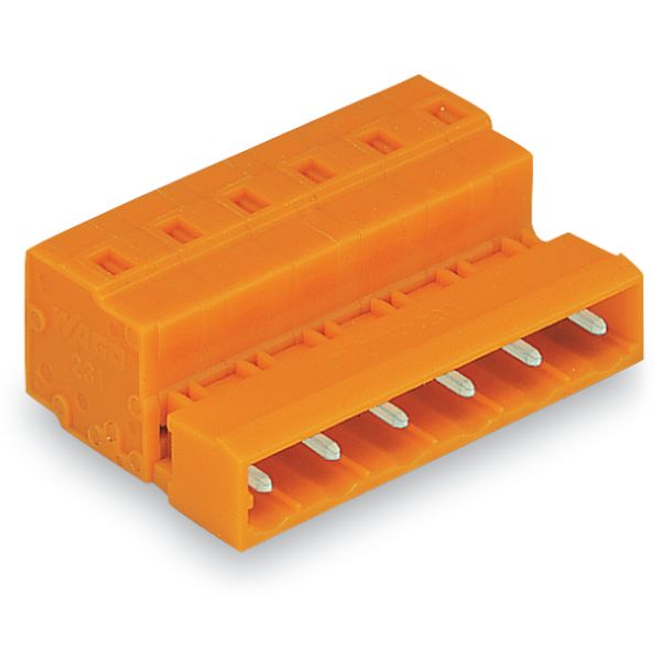 1-conductor male connector CAGE CLAMP® 2.5 mm² orange image 5