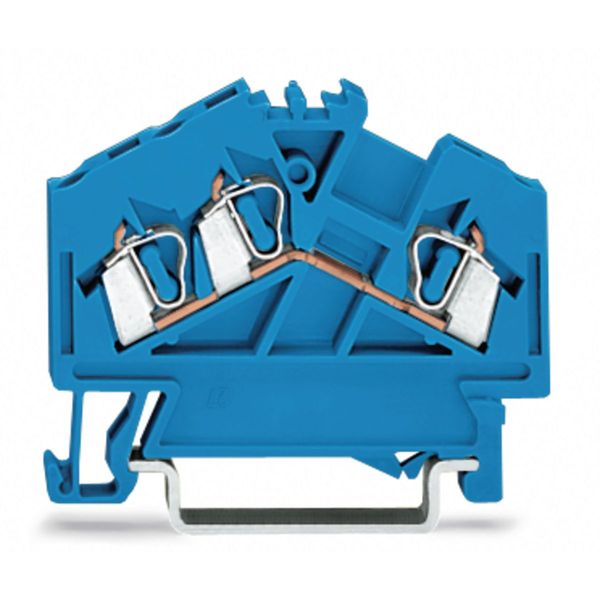 3-conductor through terminal block 2.5 mm² suitable for Ex i applicati image 1