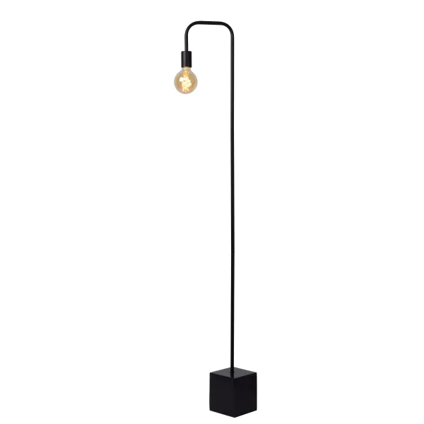 LORIN Floorlamp E27 14/28/160cm Zwart image 1