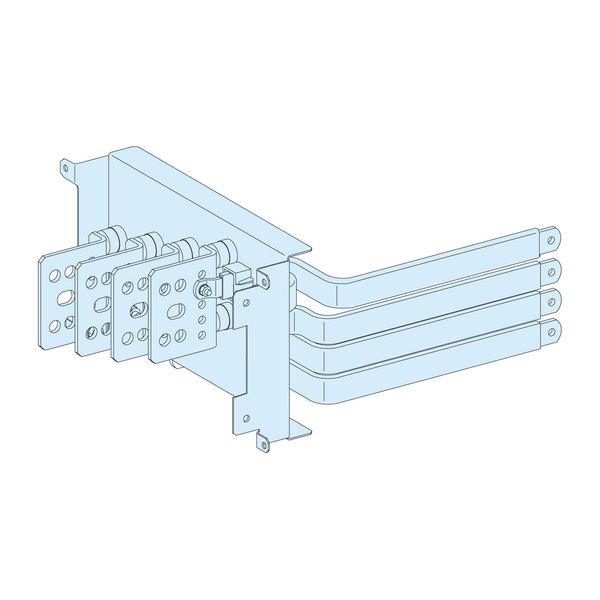 Connection transfer assembly in duct for fixed horizontal NSX250 with toggle, 4P image 1