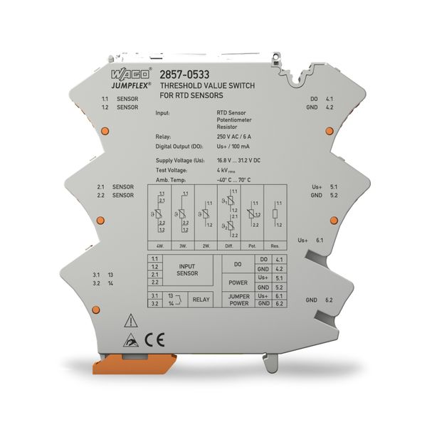 Threshold value switches RTD sensors 1 make contact image 1