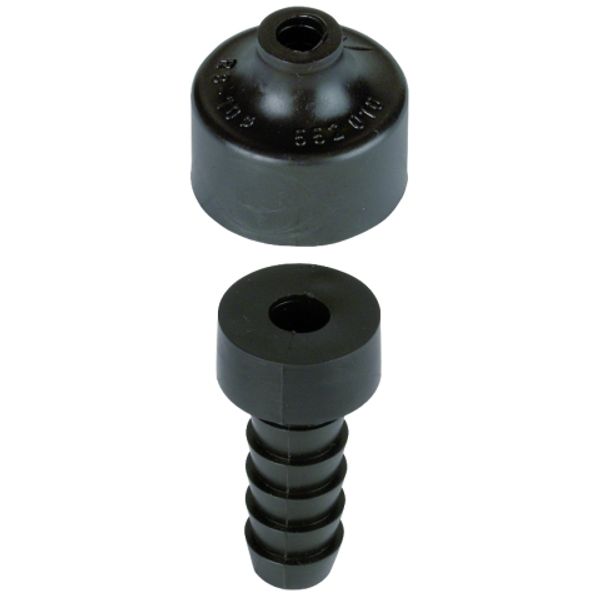 Roof bushing D 34mm borehole 16mm plastic for Rd 8-10mm image 1