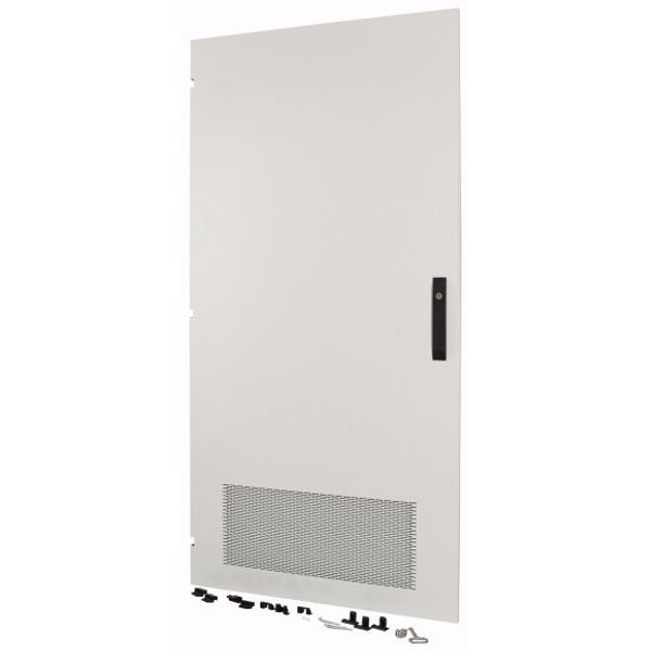 Section wide door, ventilated, left, HxW=1625x795mm, IP31, grey image 1