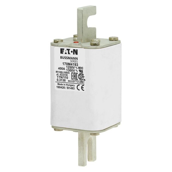 Fuse-link, high speed, 400 A, AC 1250 V, size 1, 53 x 66 x 138 mm, aR, DIN, IEC, type T indicator image 5