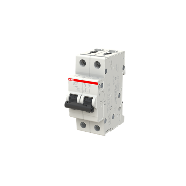 S202-B4 Miniature Circuit Breaker - 2P - B - 4 A image 1