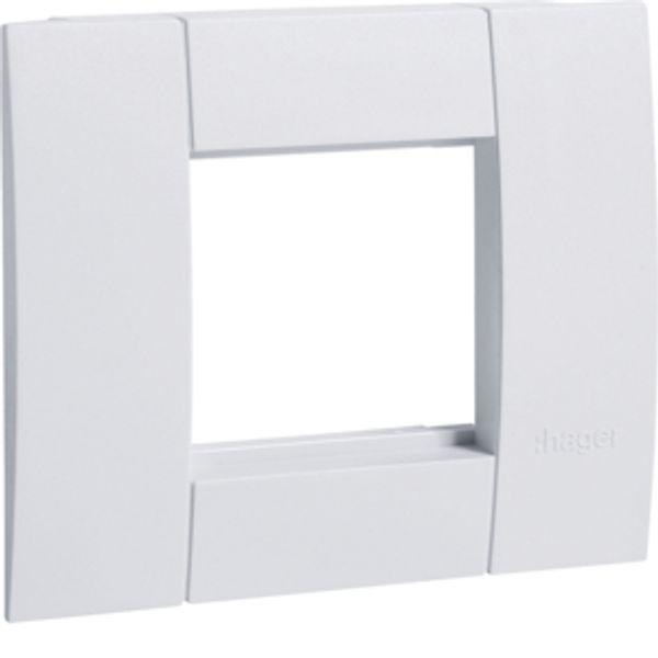 Outlet box 1 gang 45x45, pure white image 1