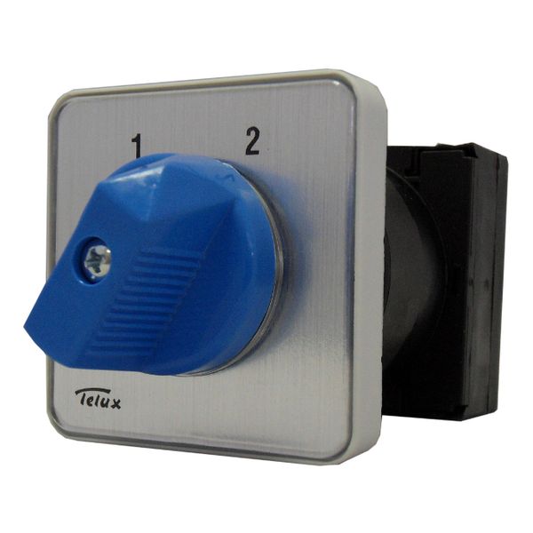 Changeover switch 2-pole, central mounting 22,5mm image 1