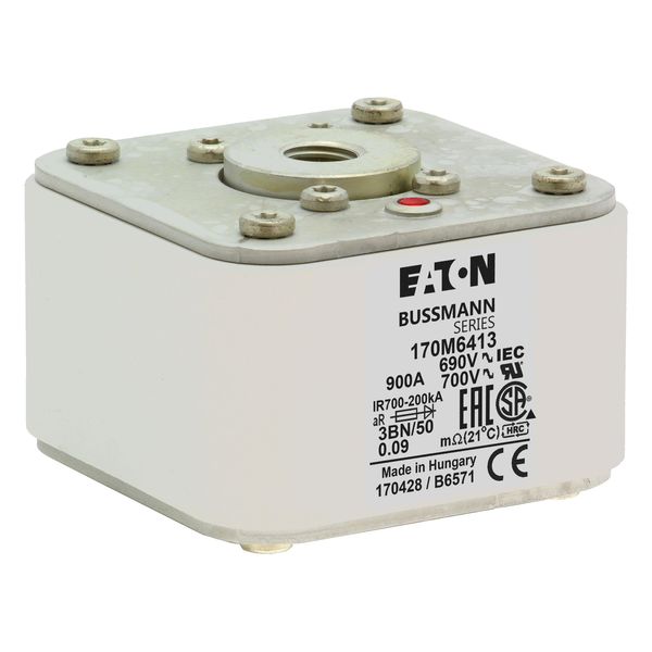 Fuse-link, high speed, 900 A, AC 690 V, size 3, aR, IEC, UL, single indicator image 8