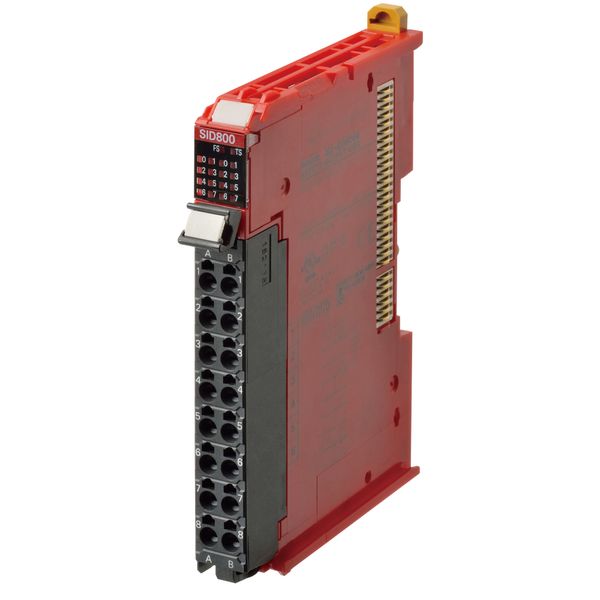 8 Digital Safety Inputs, PNP 24 VDC, screwless push-in connector, 12 m image 2