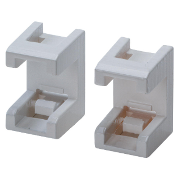 PAIR OF PIPE FITTINGS FOR VERTICAL AND HORIZONTAL COUPLING OF ENCLOSURES - CLIP FIXING TYPE image 1