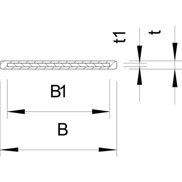 SBR 8 A4K Tightening strap per roll: 20 m 8x0,3 image 2