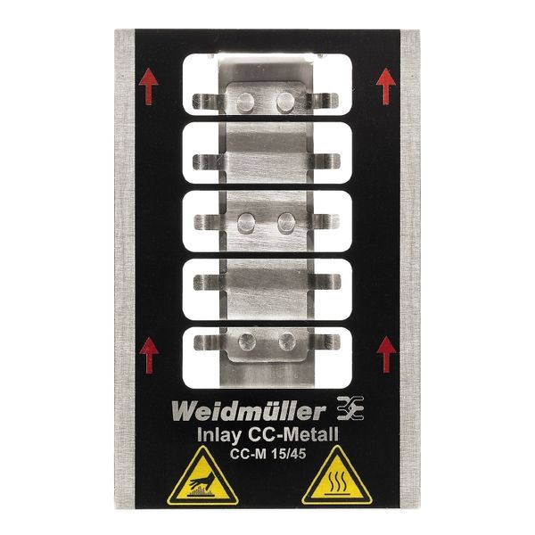 Inlay (device marking), Marker type: CC-M 15/45, Version: Holder for 5 image 1