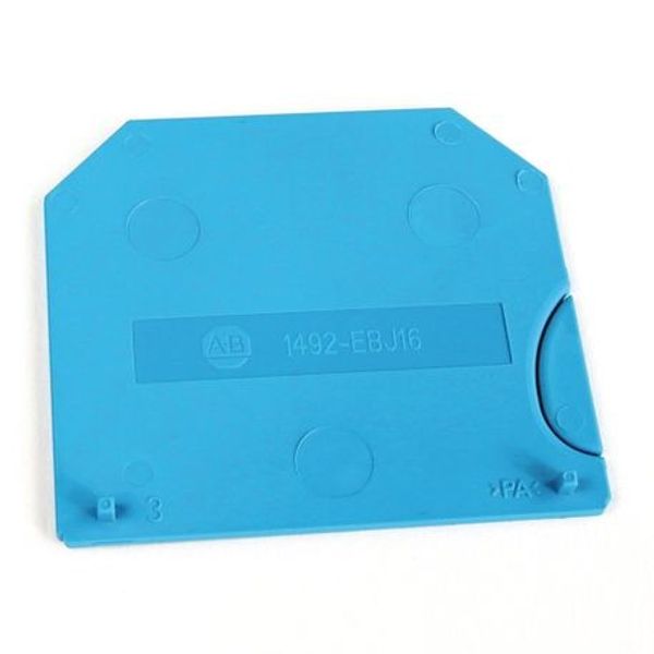 Allen-Bradley 1492-EBJ16-B 1492 Terminal Block Accessories End Barrier, Blue image 1