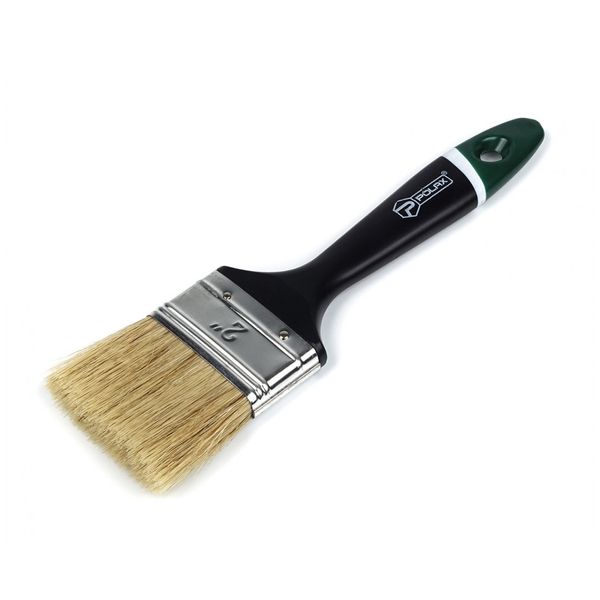 Flat brush with plastic handle "ENGLISH" 2,5" / 63mm image 1