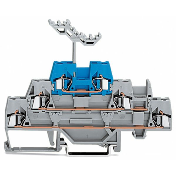 Triple-deck terminal block Through/through/through terminal block for image 2