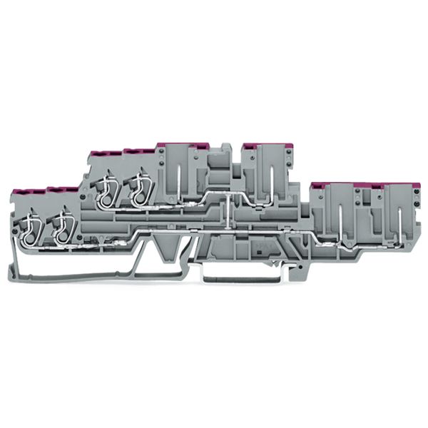 4-conductor/4-pin, double-deck carrier terminal block 4-conductor/4-pi image 2