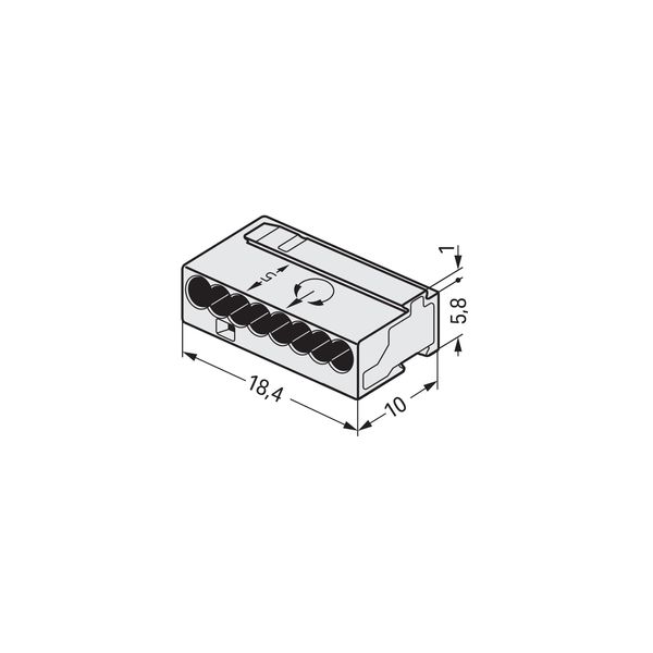 MICRO PUSH WIRE® connector for junction boxes for solid conductors 0.8 image 7