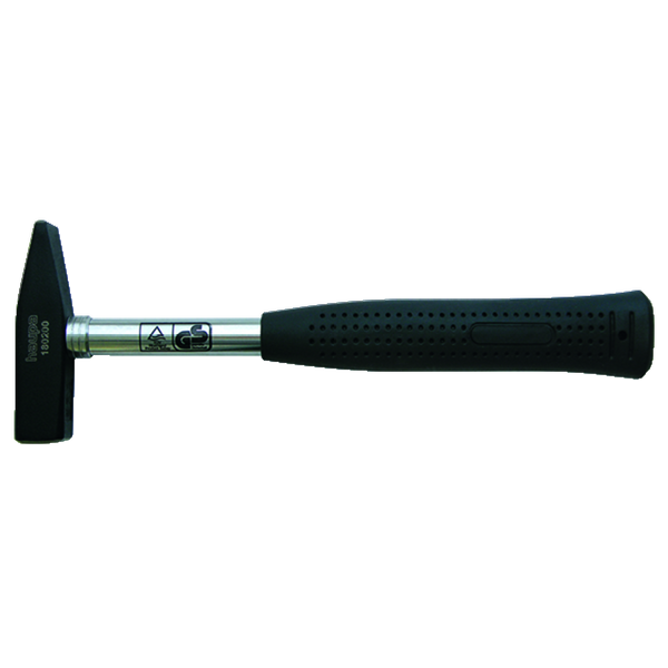 Bench hammer with steel handle 300 grams image 1