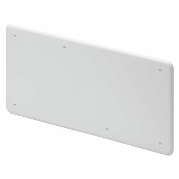HIGH RESISTANCE SHOCKPROOF PLAIN LID - FOR PT/PT DIN AND PT DIN GREEN WALL BOXES - 480X160 - IP40 - WHITE RAL9016 image 2