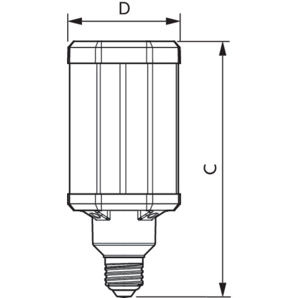 TForce LED HPL ND 60-42W E27 840 image 3