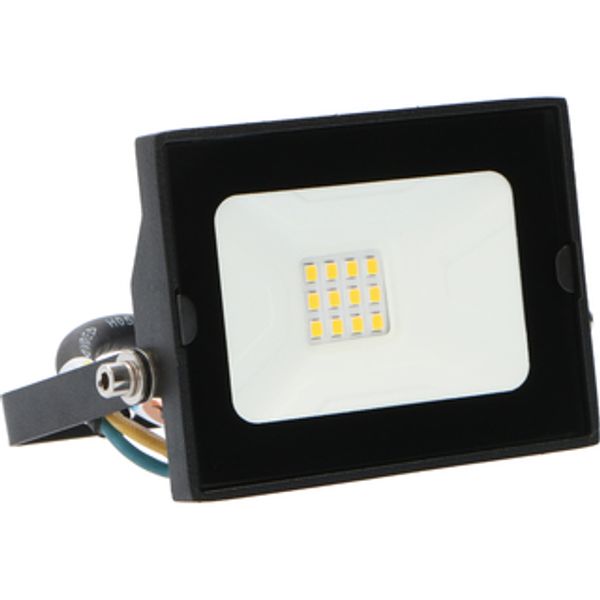 Floodlight - 10W 800lm 4000K IP65  - Black image 1