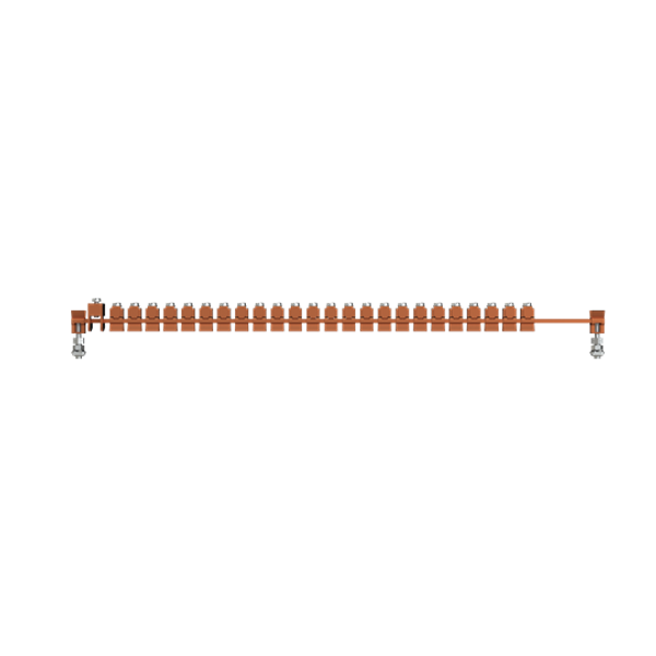 QR6PC3011 Horizontal PE busbar, 12 mm x 600 mm x 4 mm image 3