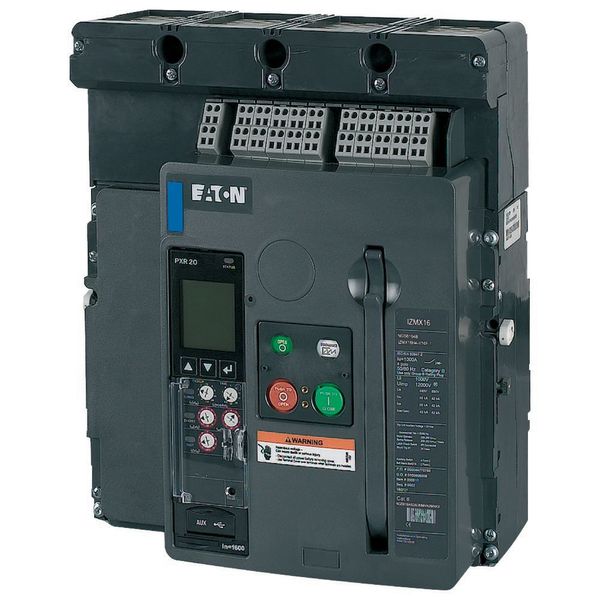 Circuit-breaker, 4 pole, 1600A, 66 kA, Selective operation, IEC, Fixed image 4