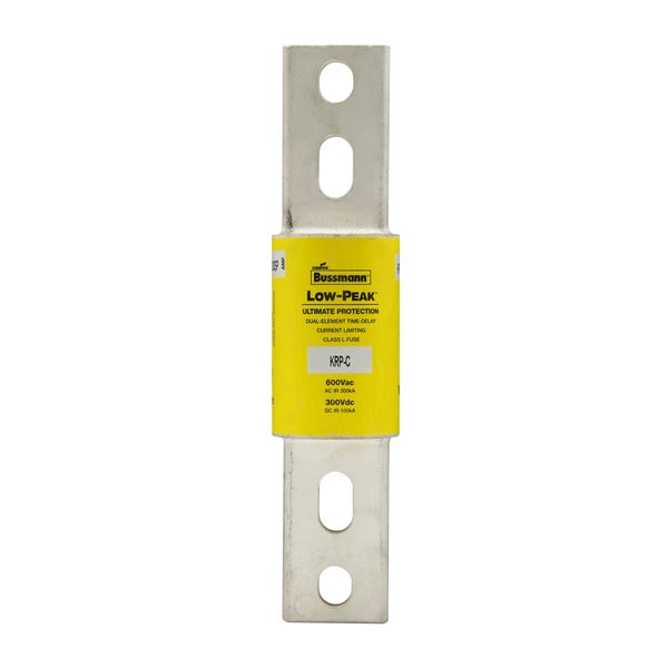 Eaton Bussmann Series KRP-C Fuse, Current-limiting, Time-delay, 600 Vac, 300 Vdc, 900A, 300 kAIC at 600 Vac, 100 kA at 300 kAIC Vdc, Class L, Bolted blade end X bolted blade end, 1700, 2.5, Inch, Non Indicating, 4 S at 500% image 1