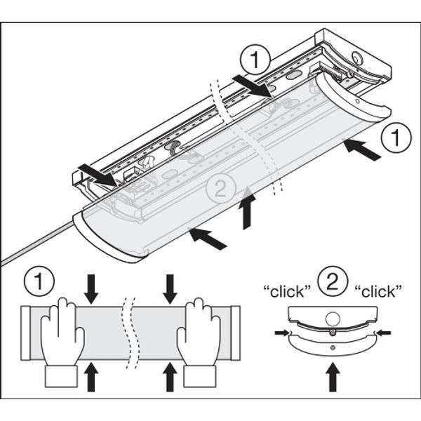 LINEAR SURFACE IP44 1200 P 32W 840 WT image 19