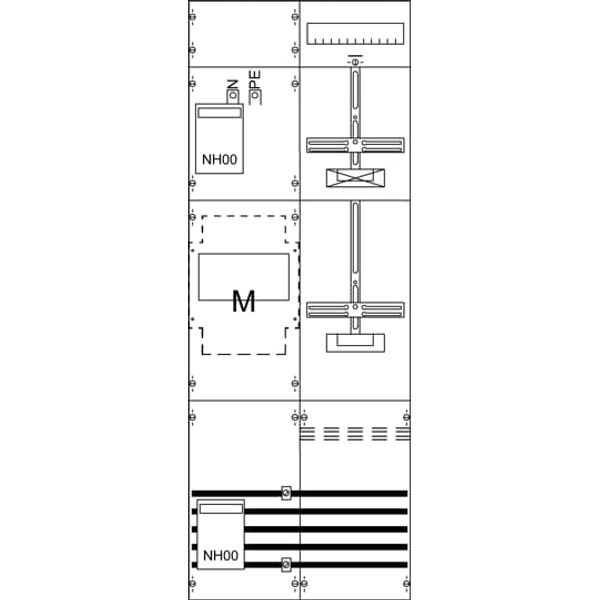 KA4226 Measurement and metering transformer board, Field width: 2, Rows: 0, 1350 mm x 500 mm x 160 mm, IP2XC image 11