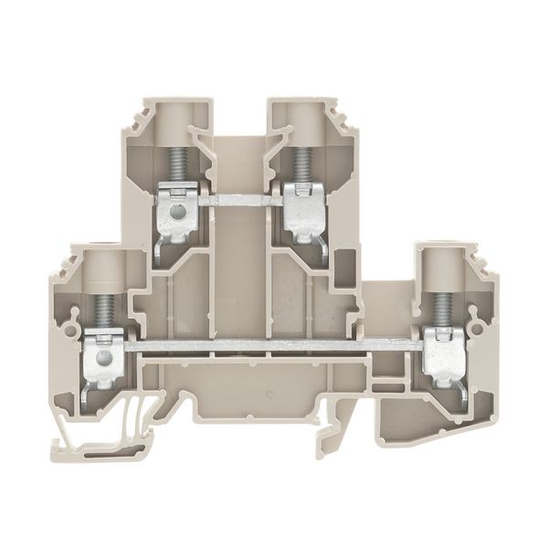 Multi-tier modular terminal, Screw connection, 10 mm², 800 V, 57 A, Nu image 1