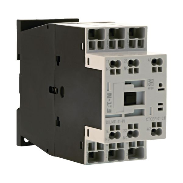 Contactor, 3 pole, 380 V 400 V 5 kW, 1 N/O, 1 NC, 220 V 50/60 Hz, AC operation, Push in terminals image 19