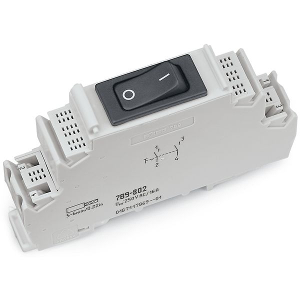 Switching module with 2-pole circuit breaker Switching voltage: 250 VA image 4