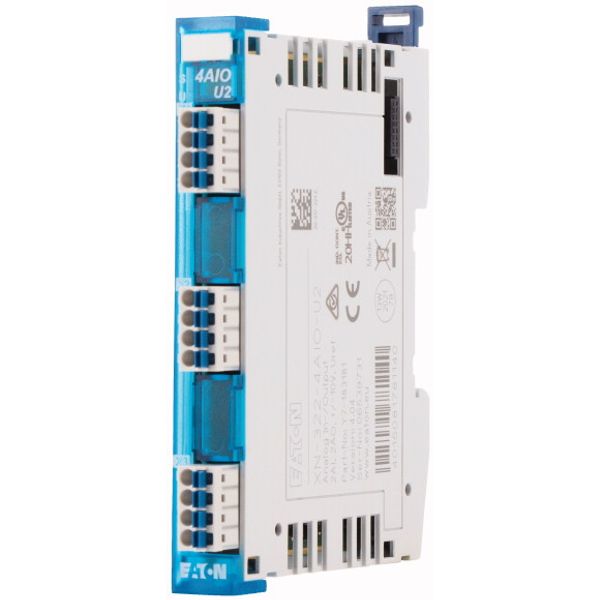 Analog I/O module, 2 analog inputs and 2 analog outputs, +/-10 V, Uref image 4