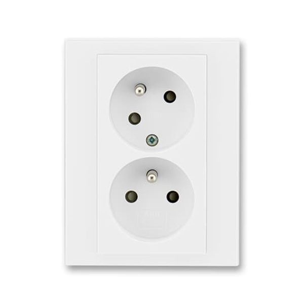 5593H-C02357 03 Double socket outlet with earthing pins, shuttered, with turned upper cavity, with surge protection image 76