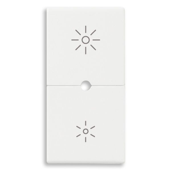 2 half buttons 1M dimmer white image 1