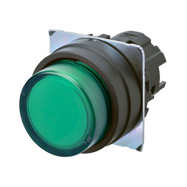 Pushbutton A22NZ 22 dia., bezel plastic, projected, momentary, cap col A2270026G image 2