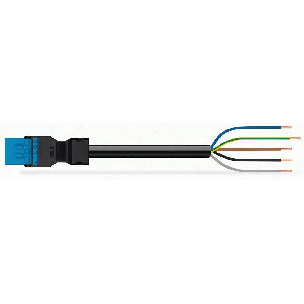 pre-assembled connecting cable Eca Plug/open-ended blue image 3