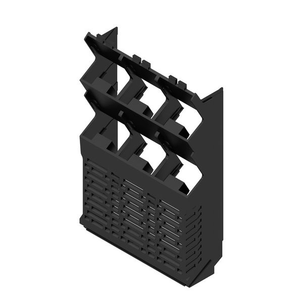 Side element, IP20 in installed state, Plastic, black, Width: 67.5 mm image 1