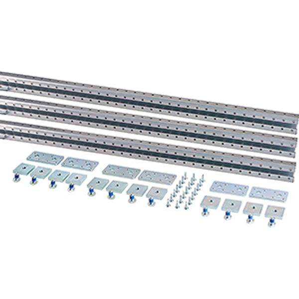 Mi U profile Mounting rail L=3x 2000 mm + rail connectors and screws (Mi MR 69) image 1